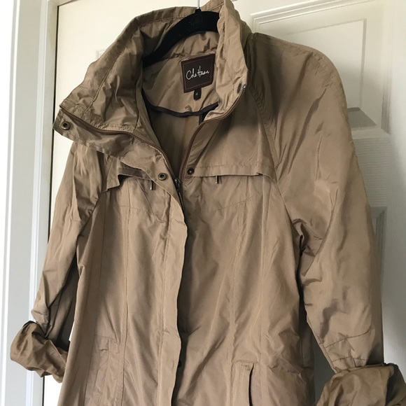 Cole Haan Trench Coat—Gold Luster - Picture 2 of 8